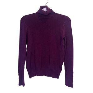 Zara Purple Turtleneck Sweater